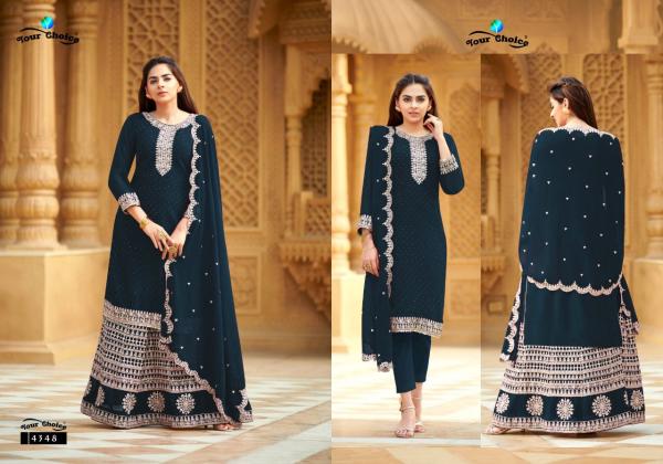 Your Choice Mango Festive Wear Georgette Designer Salwar Kameez